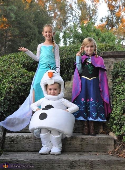 elsa and olaf costumes|olaf anna and elsa costume.